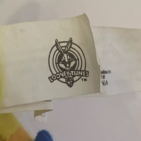 Baby Tweety Bird Looney Tunes Plush 1998 Rolller blade Helmet 10 Ace Yellow - Picture 8 of 12